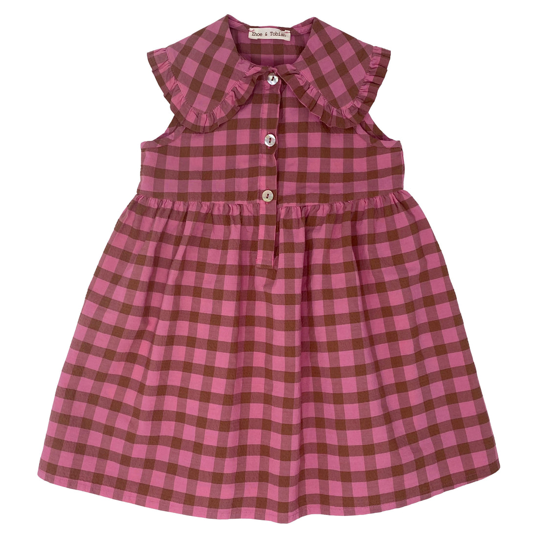 Zhoe and Tobiah Orchidea Seersucker Plaid Dress