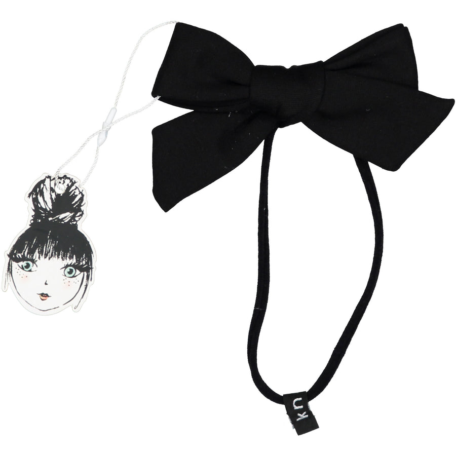 Knot Hairbands Black Shape Bow Band