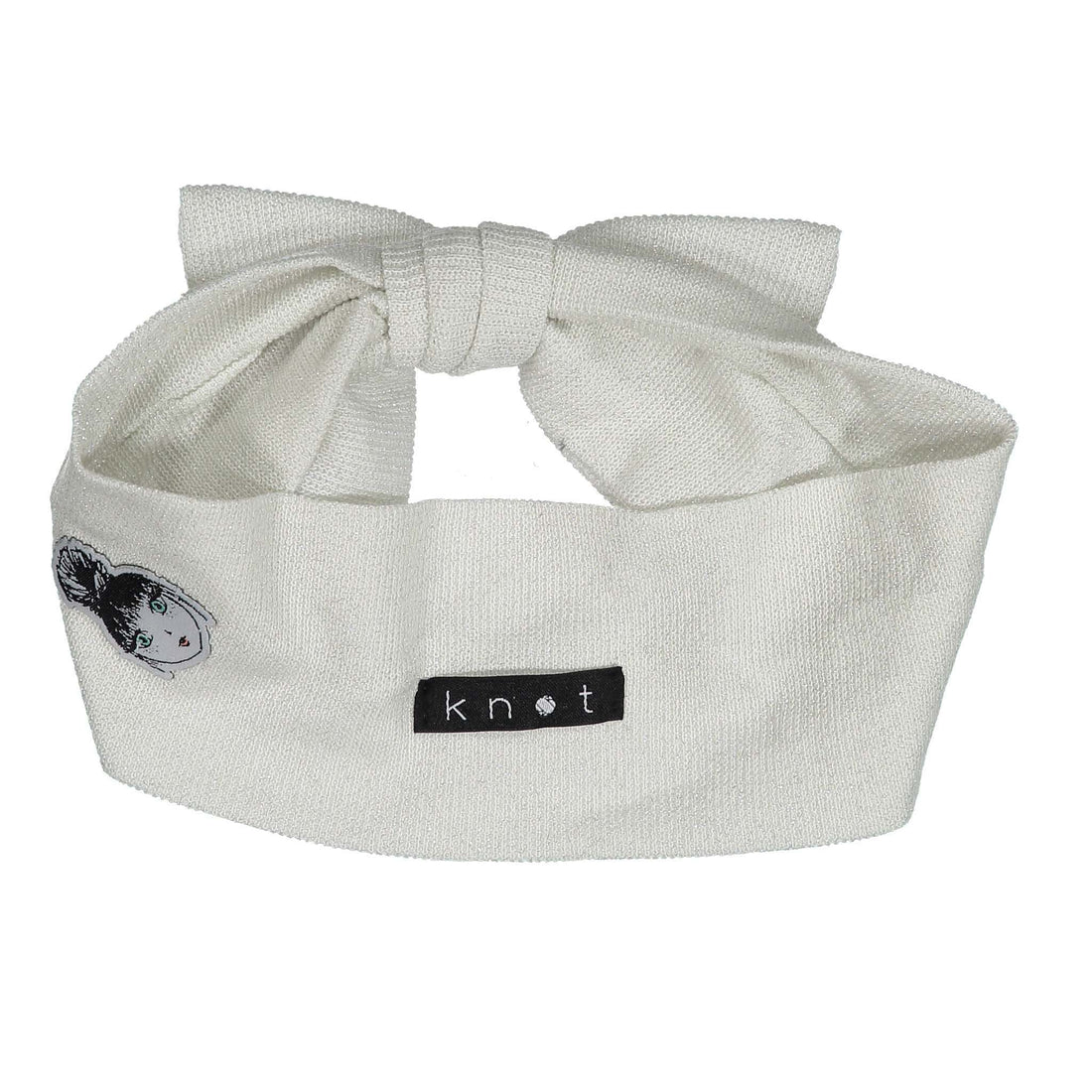 Knot Hairbands Shimmer Headwrap // Pearl