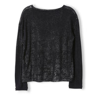 Finger in the Nose Black Hologram Shine Tee