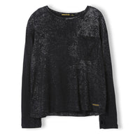 Finger in the Nose Black Hologram Shine Tee