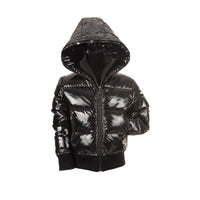 Appaman Shiny Black Flurry Coat