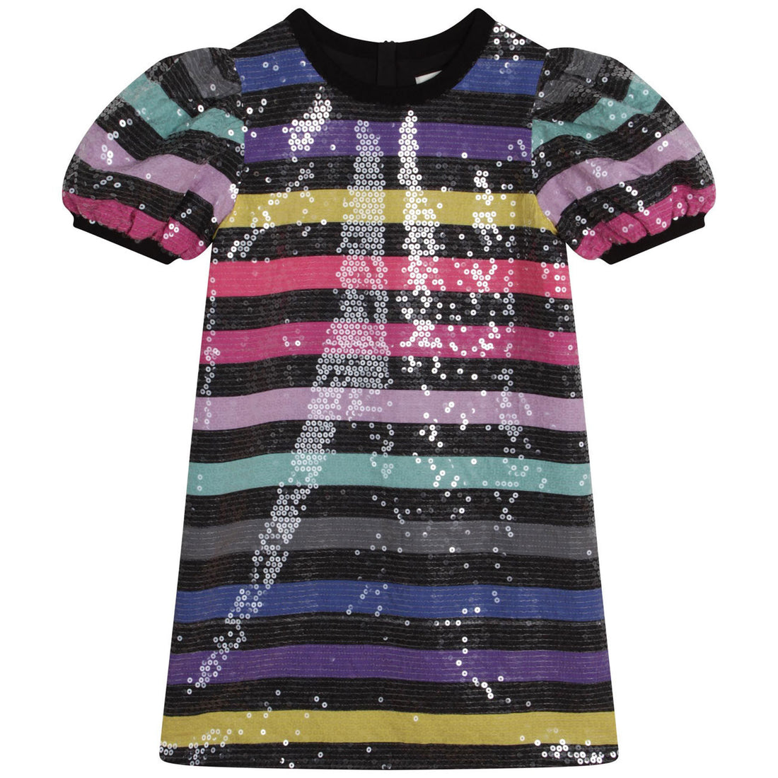 Sonia Rykiel Multi Stripe Sequin Dress
