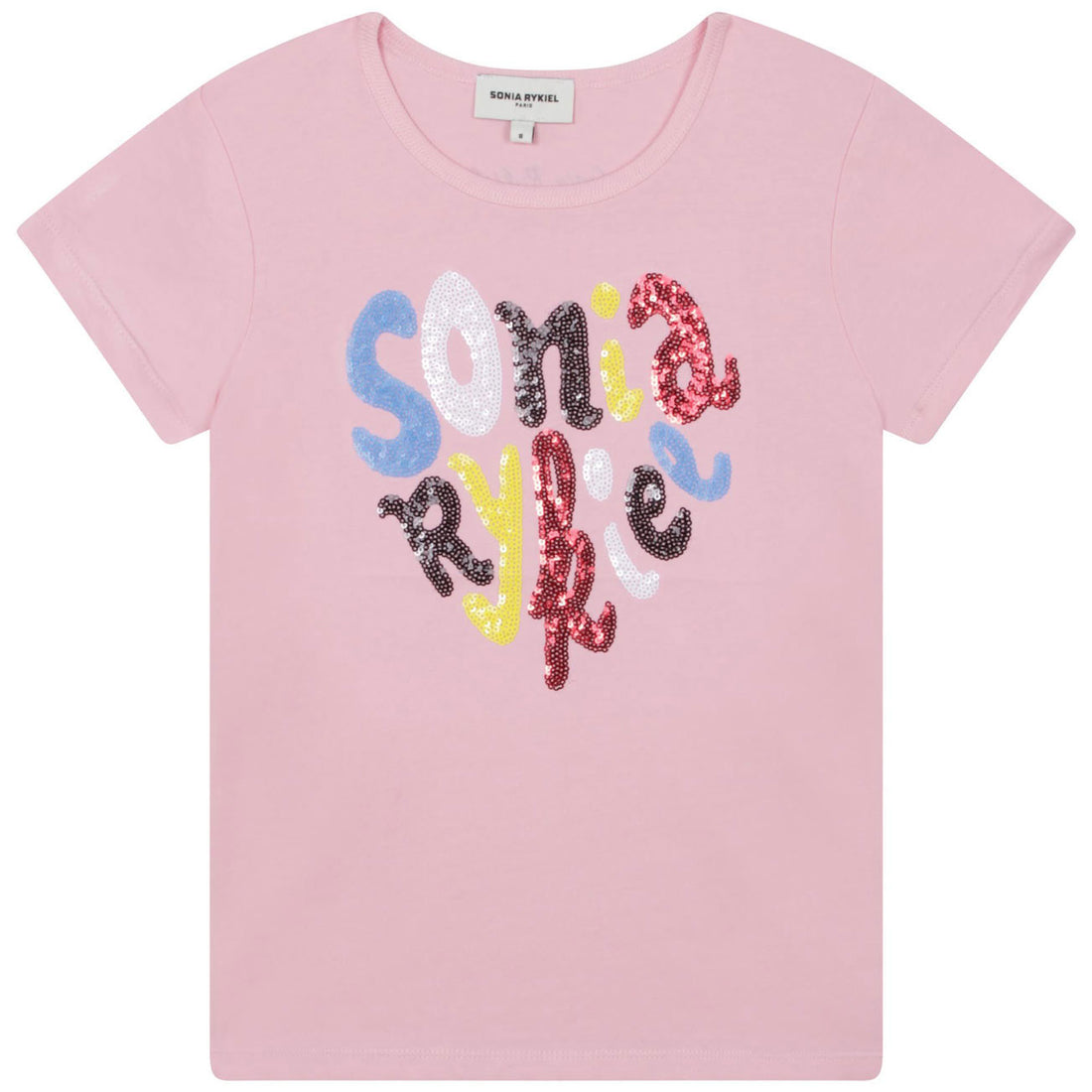 Sonia Rykiel Washed Pink Short Sleeve Tee-Shirt