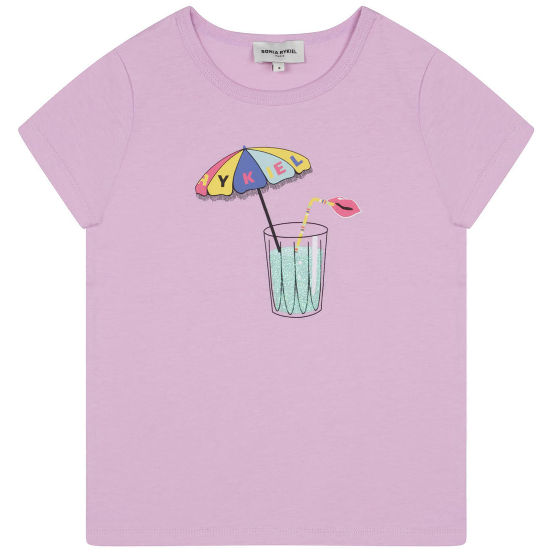 Sonia Rykiel Lilac Short Sleeve Tee-Shirt