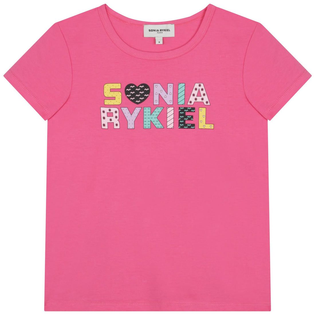 Sonia Rykiel Raspberry Short Sleeve Tee-Shirt