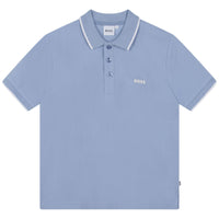 Hugo Boss Pale Blue Short Sleeve Polo