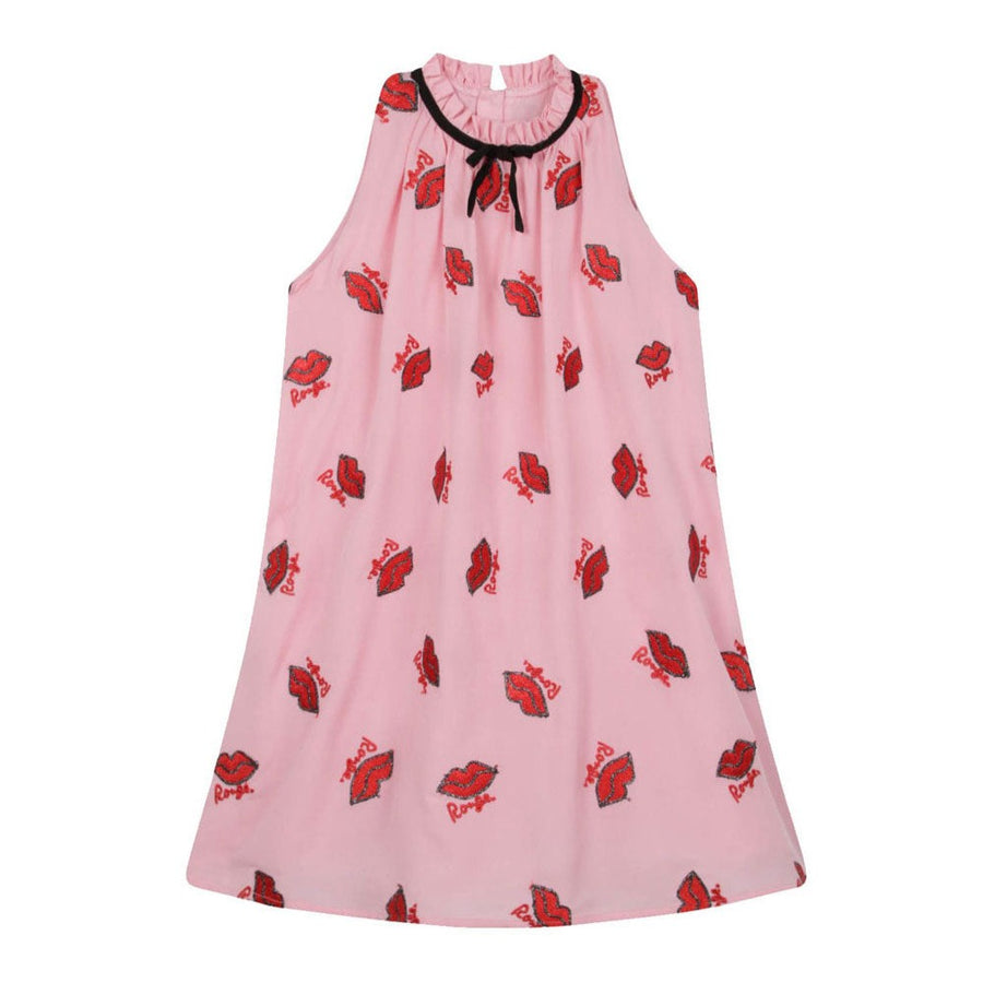 Sonia Rykiel Washed Pink Heart Print Dress