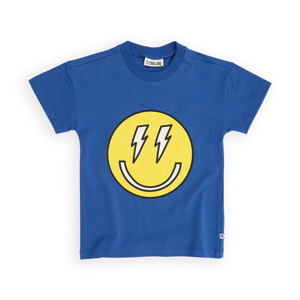 Carlijnq Smilies - Crewneck T-Shirt With Print
