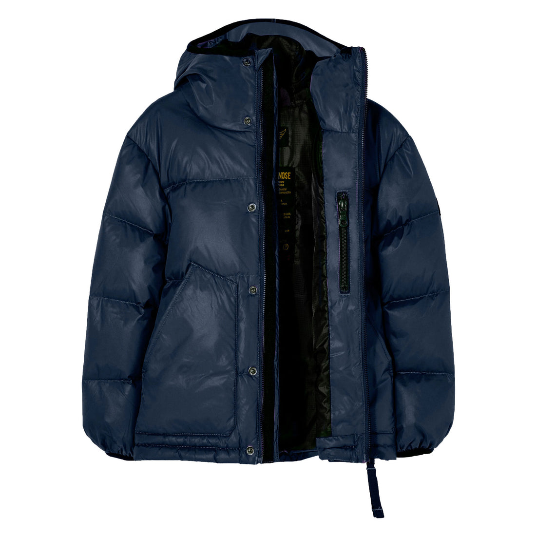 Finger in the Nose Navy Down Jacket