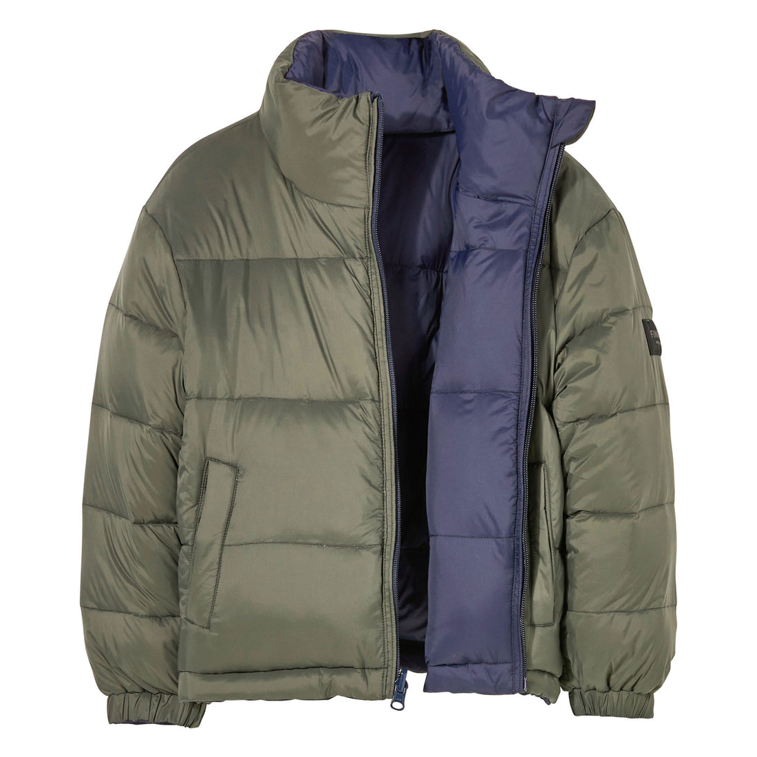 Finger in the Nose Navy Reversible Down Jacket