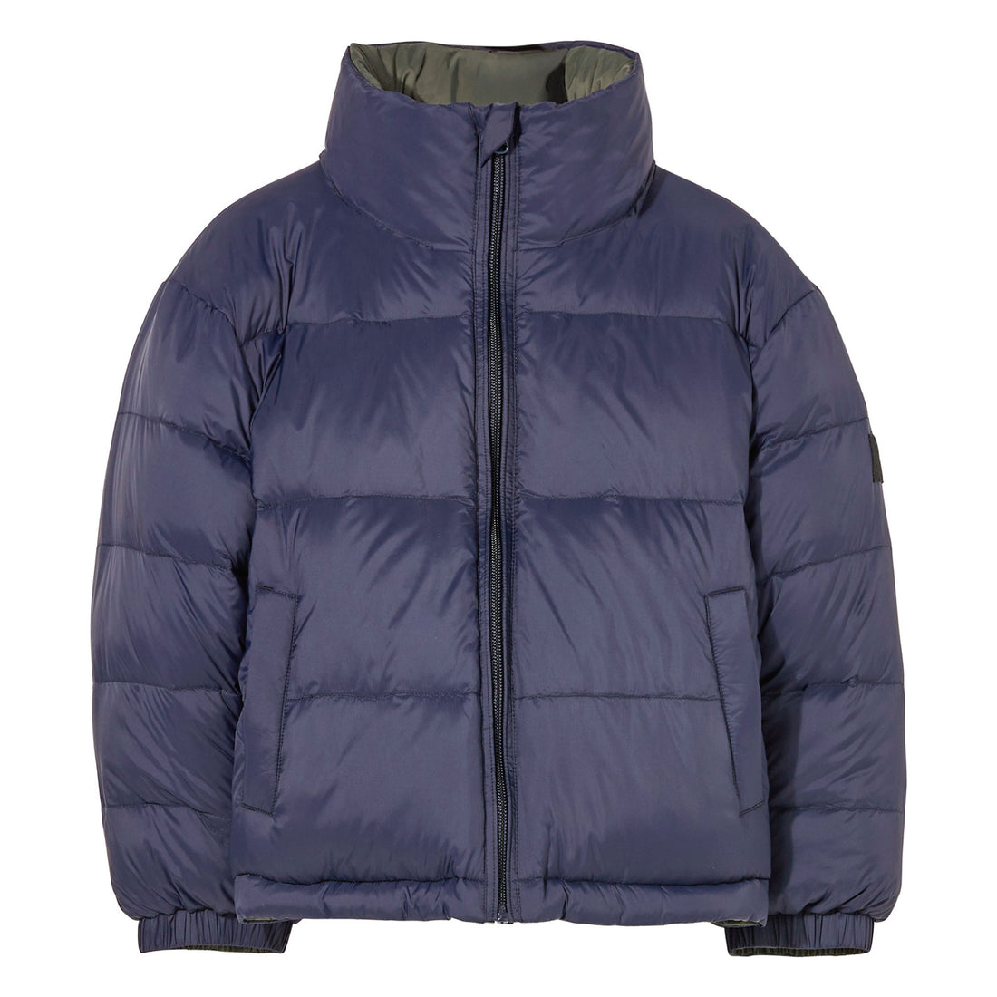 Finger in the Nose Navy Reversible Down Jacket