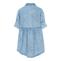 Finger in the Nose Sonya Bleached Blue Shirt Dress