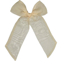 Knot Hairbands Occasion Bow Clip // Cream