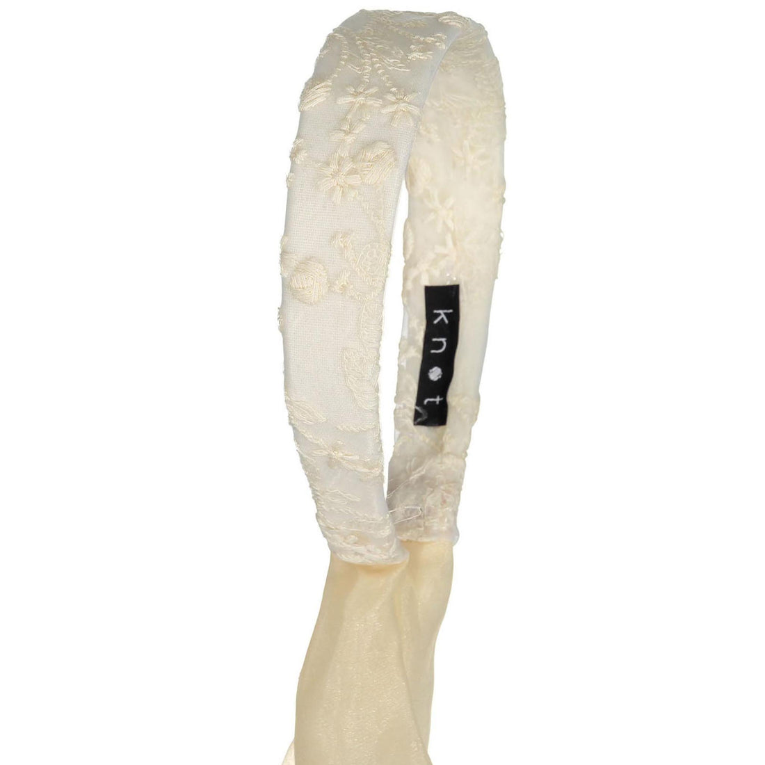 Knot Hairbands Occasion Headband // Cream