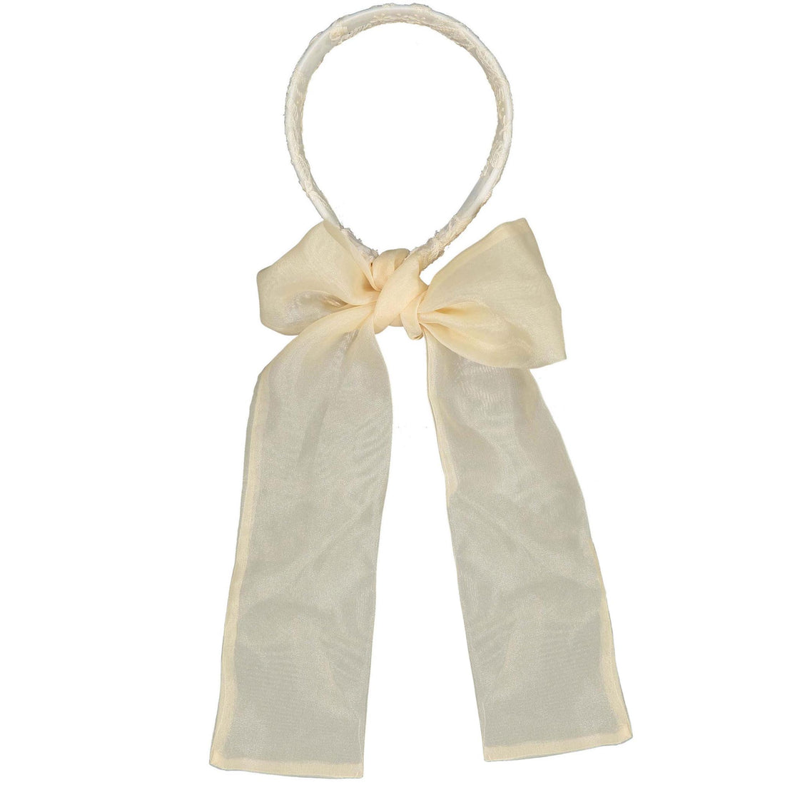 Knot Hairbands Occasion Headband // Cream