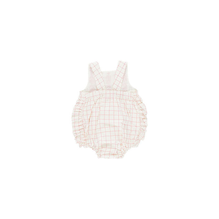 Pink Chicken Baby Betty Bubble - Pink Tattersall