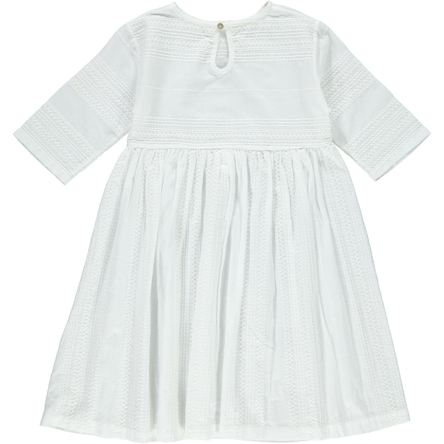 Sissone White Midi Dress