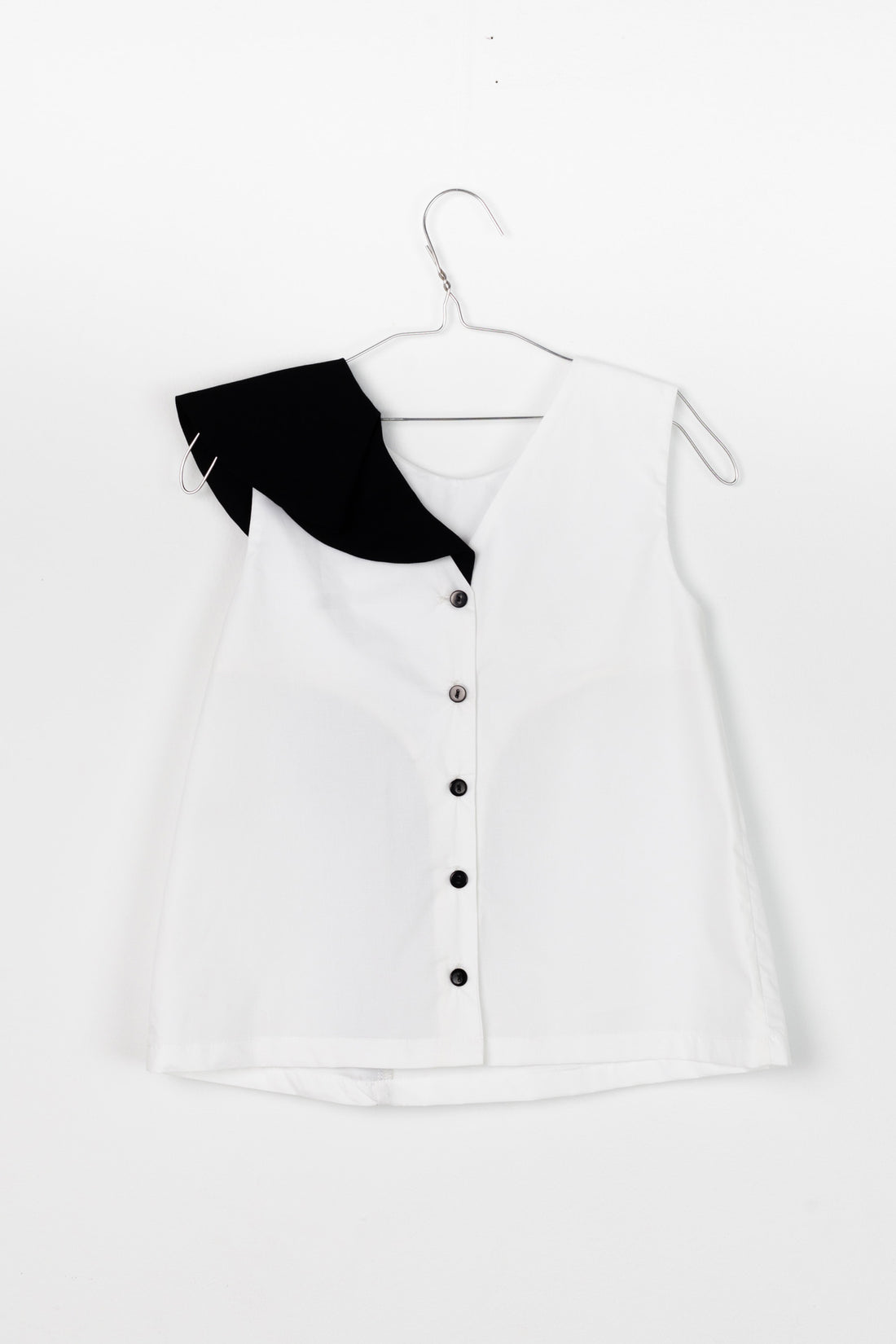 Motoreta Black Ruffle Mariana Blouse