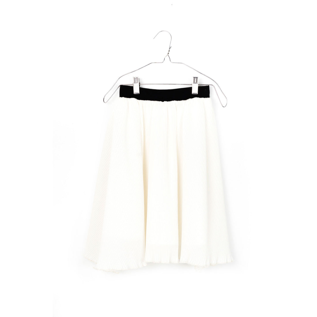 Motoreta Pleated Off White Ana Skirt