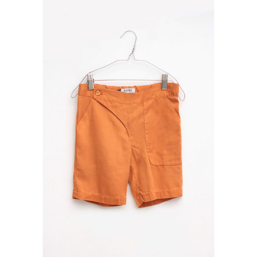 Motoreta Orange Pocket Shorts