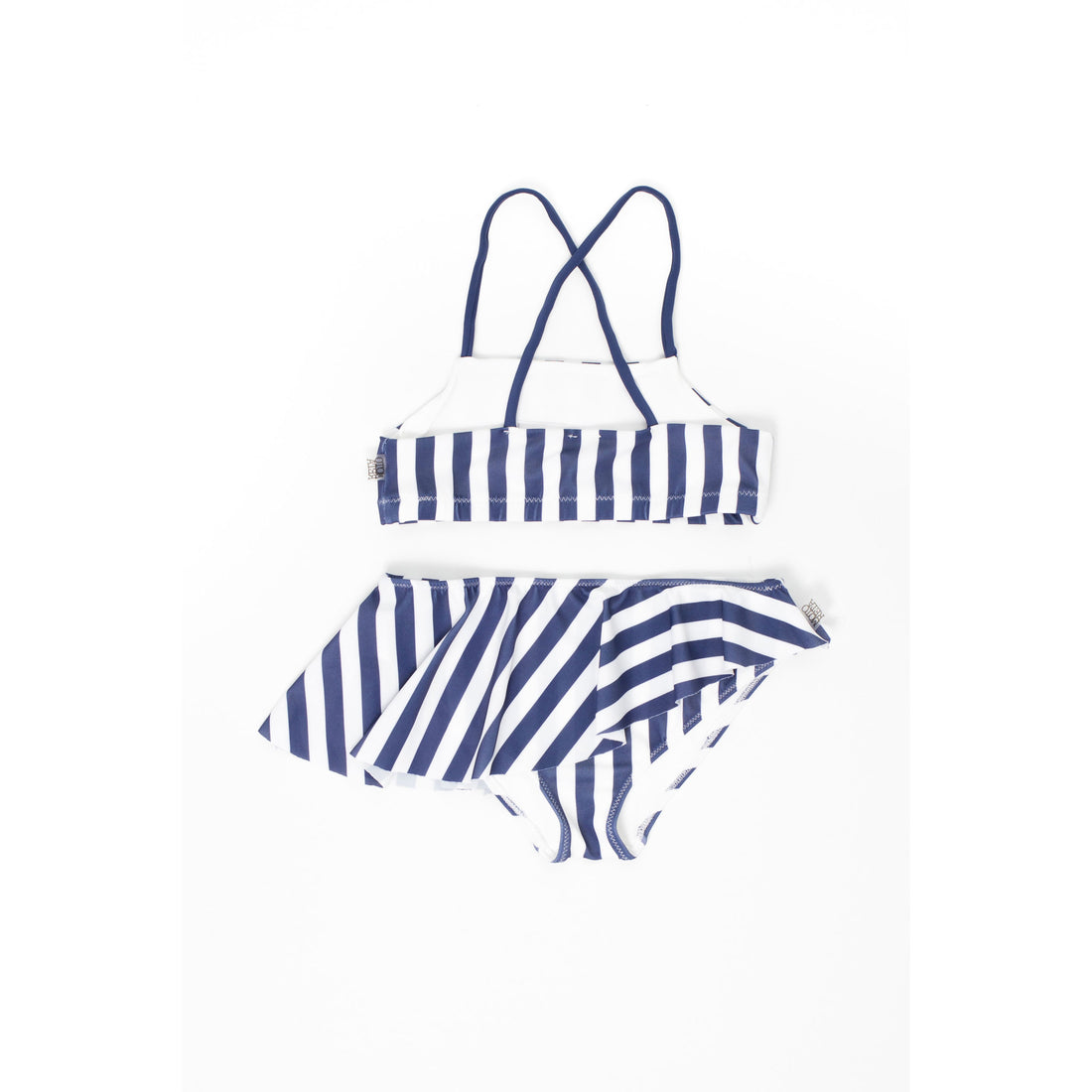 Motoreta Blue/White Stripes Baby Bikini