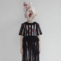 Caroline Bosmans Black Stripe Dress