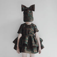 Caroline Bosmans Camouflage Stiff Dress