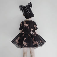 Caroline Bosmans Black Deer Unicorn Tee