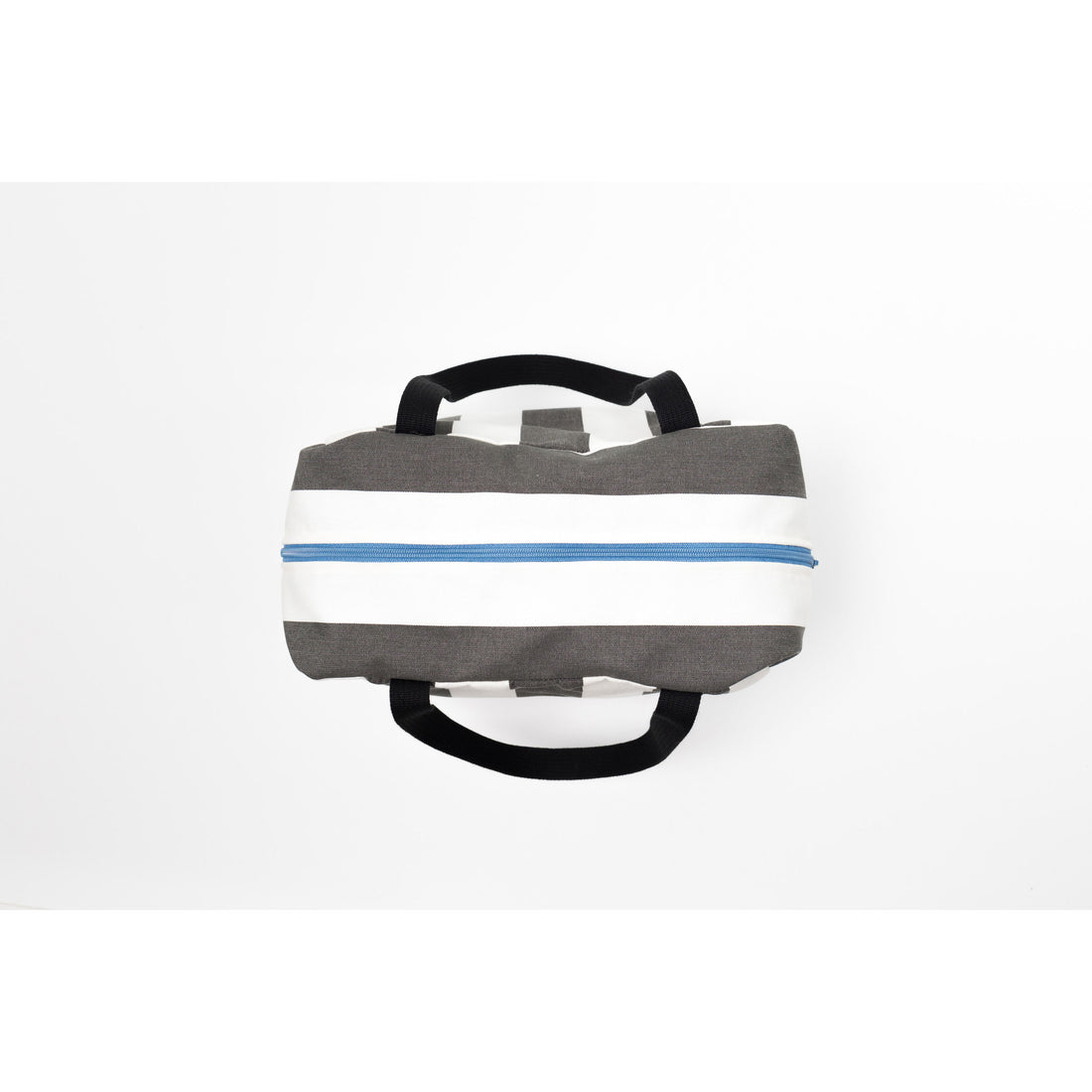 Motoreta Grey Striped Beach Bag