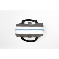 Motoreta Grey Striped Beach Bag