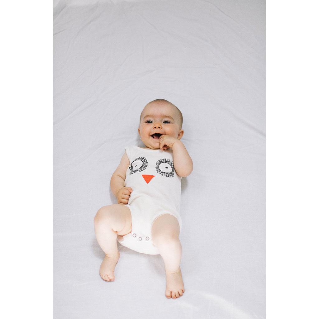 Picnik Cream Face Drawing Bodysuit