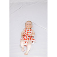 Picnik Grey Flowers Peplum Romper