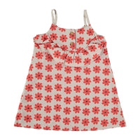 Picnik Grey Flowers Kate Linen Dress