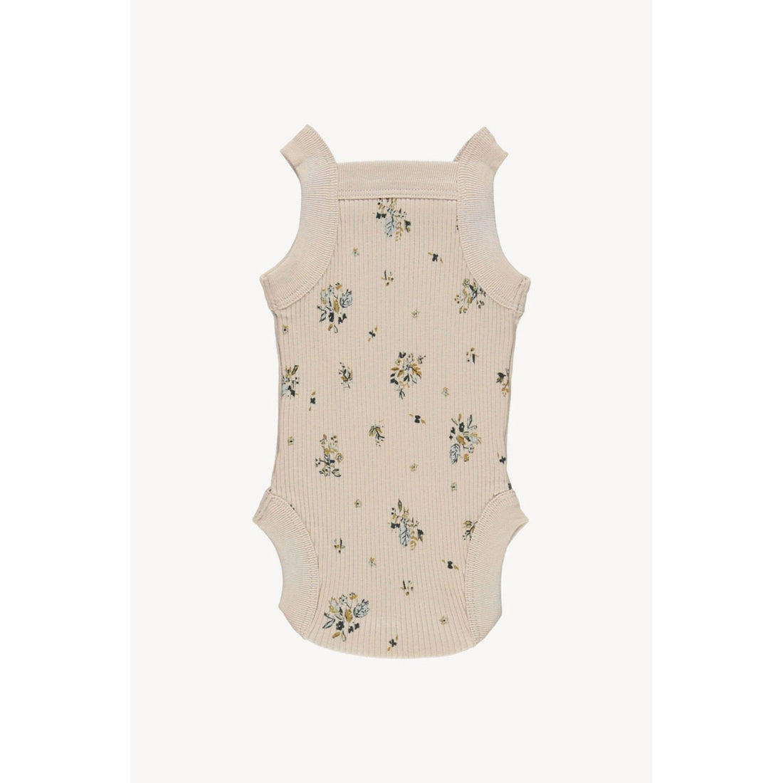 Fin and Vince Pretty in Floral Chunky Strap Onesie