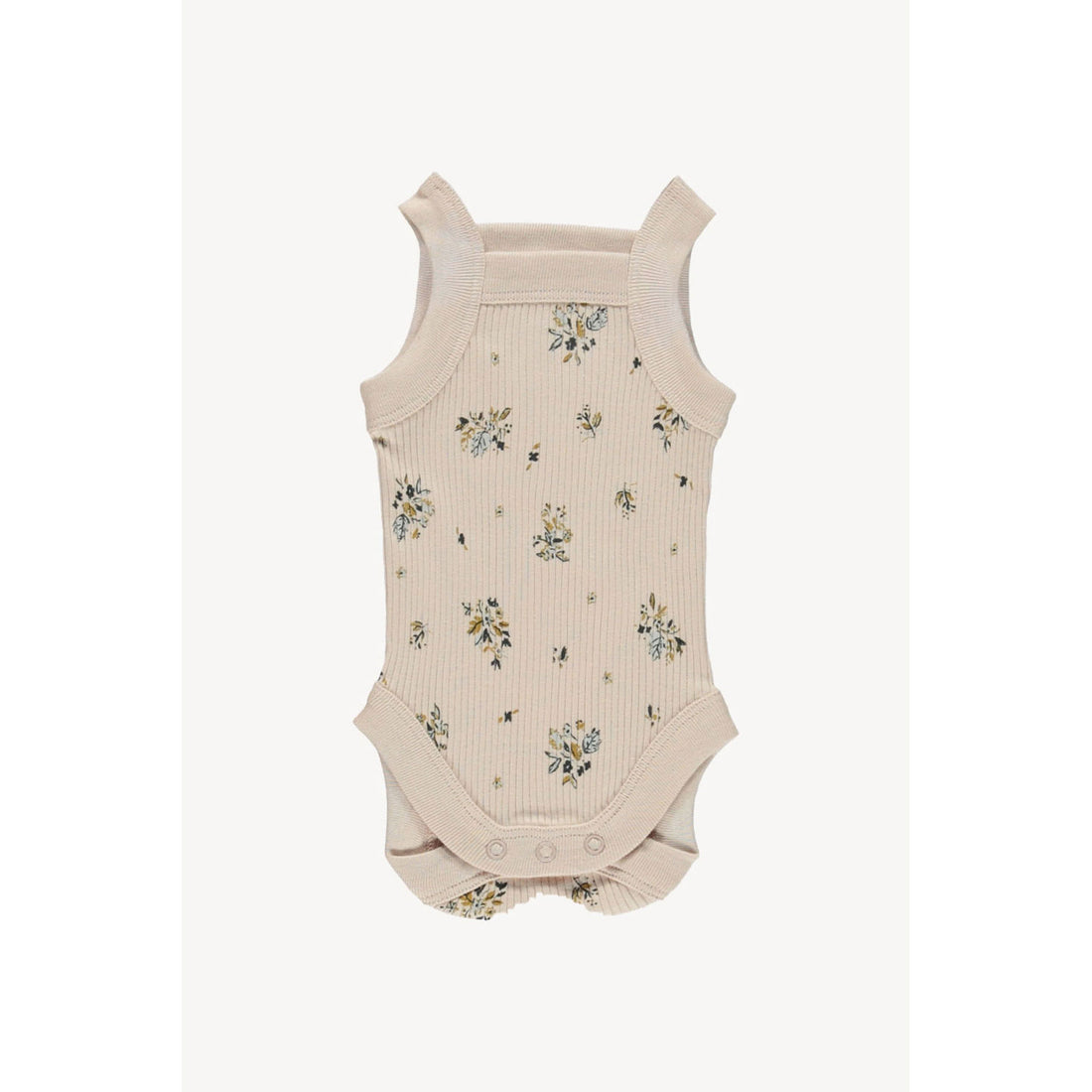 Fin and Vince Pretty in Floral Chunky Strap Onesie