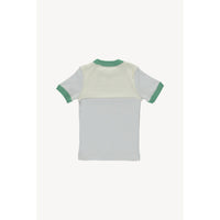 Fin and Vince Cloud/Oatmeal/Green Vintage Tee