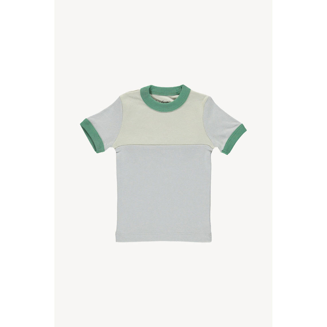 Fin and Vince Cloud/Oatmeal/Green Vintage Tee