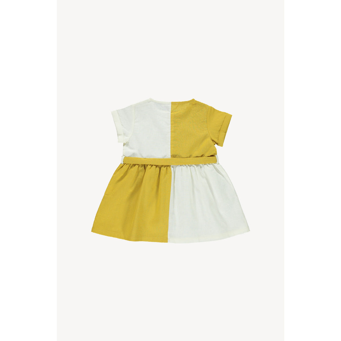 Fin and Vince Mustard/Natural Retro Dress
