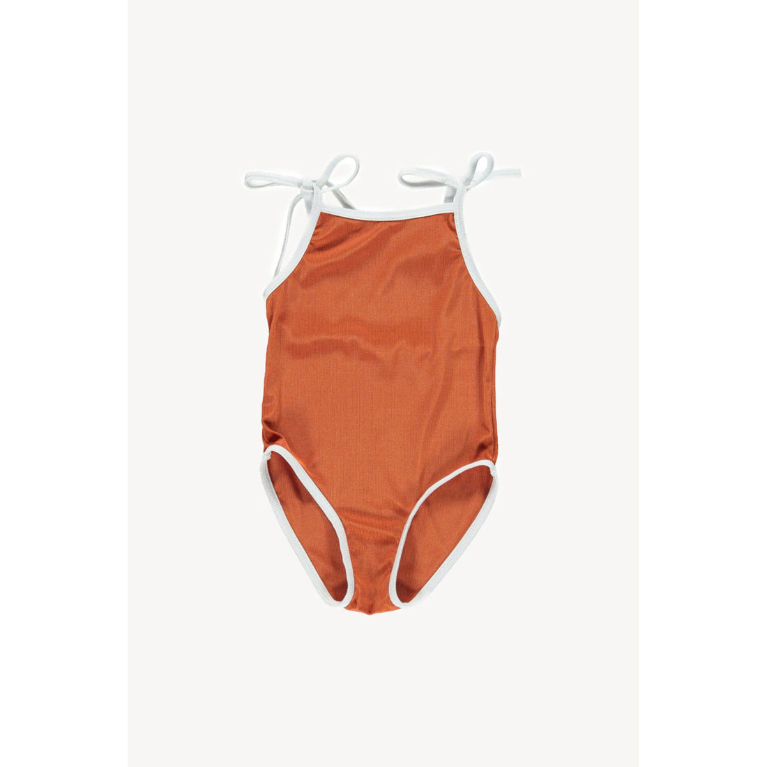 Fin and Vince Terrocotta Ribbed Swimsuit