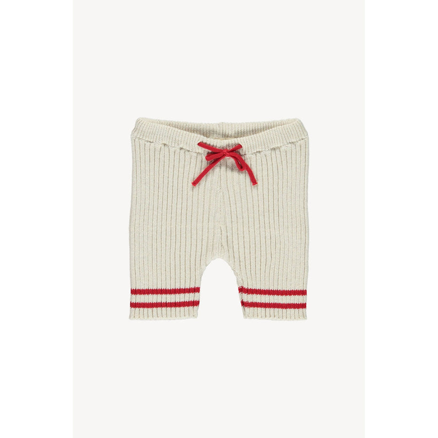 Fin and Vince Brick Red/Natural Heritage Knit Shorts