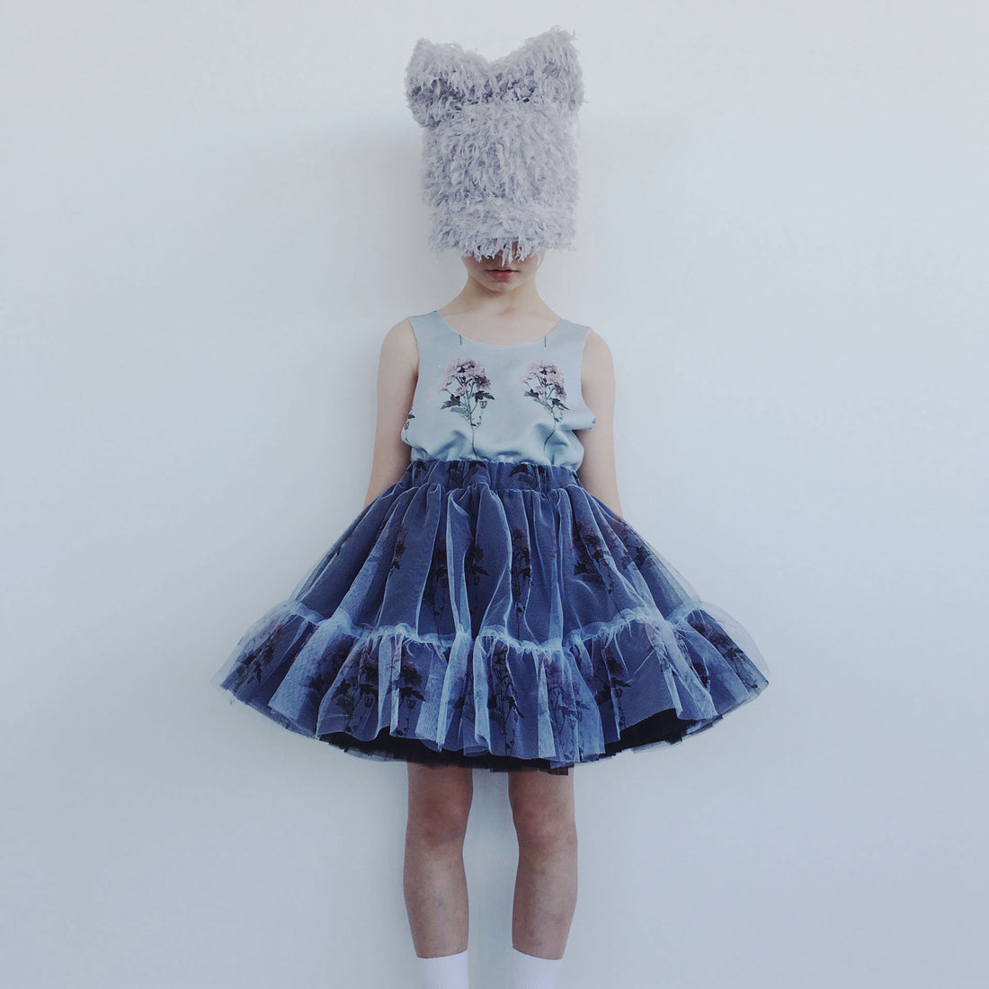 Caroline Bosmans Daisy Printed Tulle Skirt