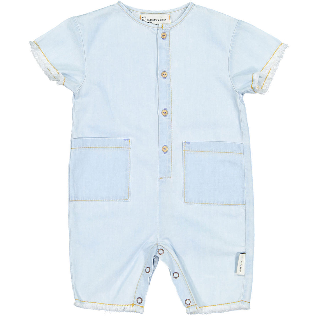 Piupiuchick Light Chambray Garage Band Jumpsuit