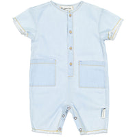 Piupiuchick Light Chambray Garage Band Jumpsuit