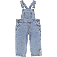 Piupiuchick Light Blue Washed Denim Dungarees
