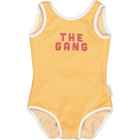 Piupiuchick Mango The Gang Terry Cotton Swimsuit