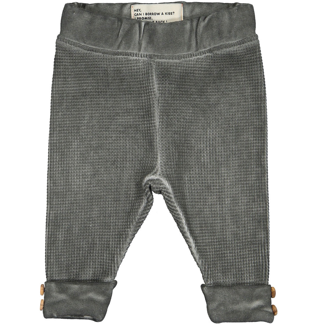 Piupiuchick Grey Washed Textured Leggings