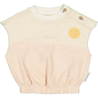 Piupiuchick Pink Les Amis Textured Sleeveless Top