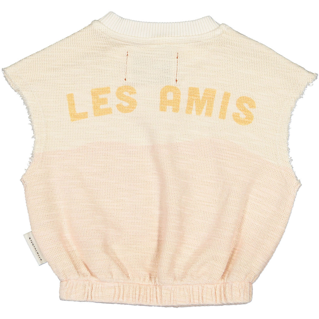 Piupiuchick Pink Les Amis Textured Sleeveless Top
