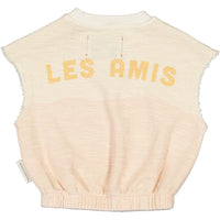Piupiuchick Pink Les Amis Textured Sleeveless Top